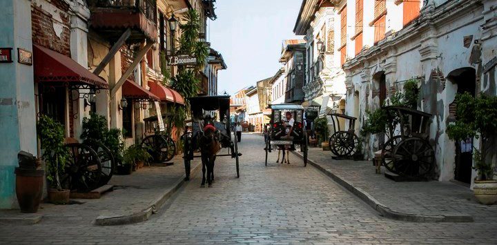 Heritage street in Vigan