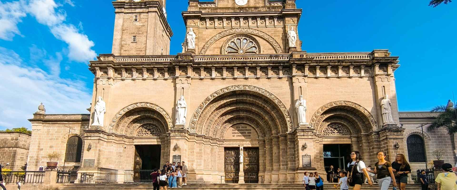 Manila Cathedral in Intramuros on a sunny day